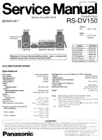 Technics - RSDV-150 - Service manual 